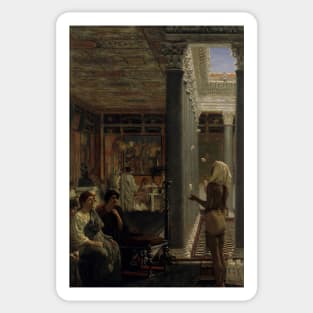 A Juggler by Lawrence Alma-Tadema Sticker